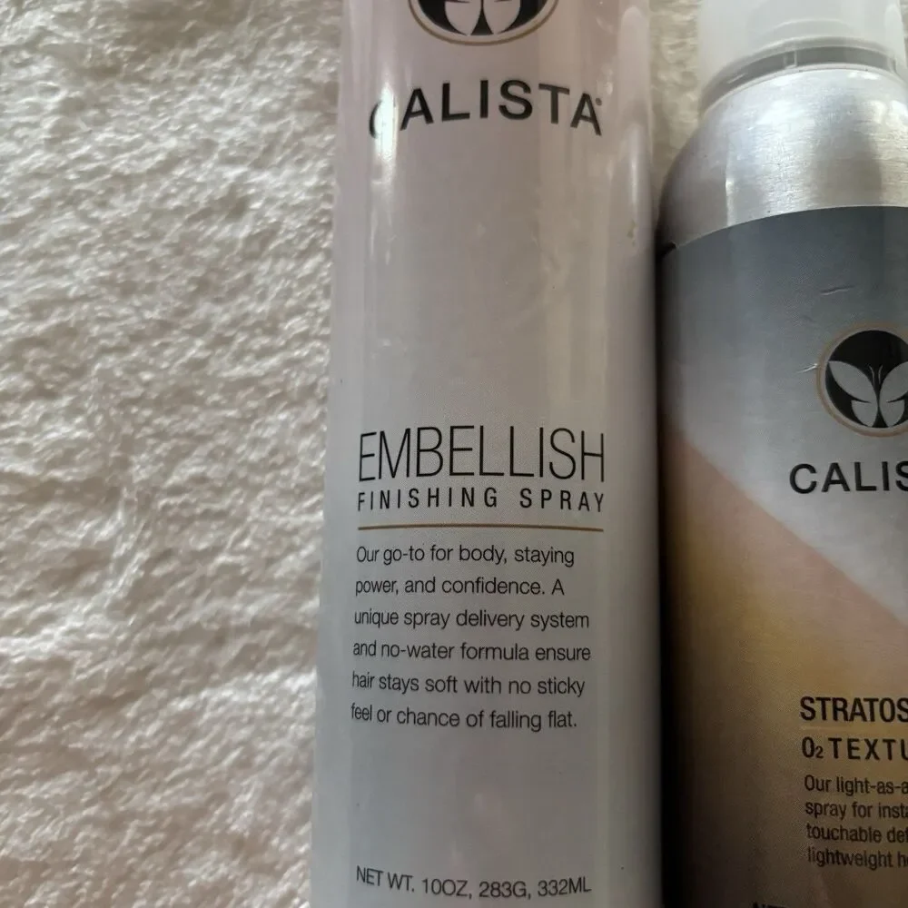 Calista Hair Products LOT Embellish Finishing Texturizing Stratosphere NEW